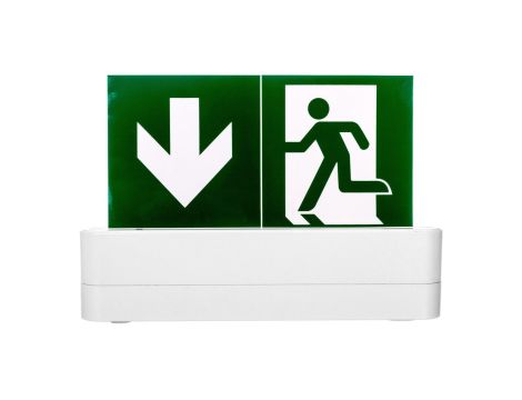 Oprawa awaryjna ARROW N LED 1W 3h jednozadaniowa + PU31,PU41 biała ARN/1W/E/3/SE/X/WH