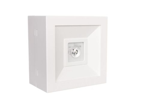 Oprawa LOVATO N LED 3W 370lm (opt. otwarta) 1h dwuzadaniowa AT biała LVNO/3W/B/1/SA/AT/WH