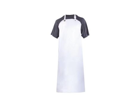 Fartuch z poliuretanu 370g wymiary: 115 x 90 cm kolor biały rozmiar Uniwersalny CORP TABPU