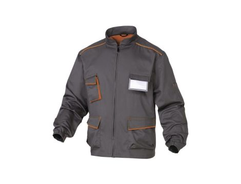 Bluza PANOSTYLE z poliestru (65) bawełny (35) 235 g/m2 kolor szaro-pomarańczowy rozmiar XS CORP M6VESGOTPT