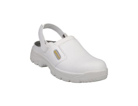 Chodaki z nieprzemakalną cholewką z mikrofibry podeszwa z dwuwarstwowego PU kolor biały rozmiar 46 PIED MAUB3SBBC46