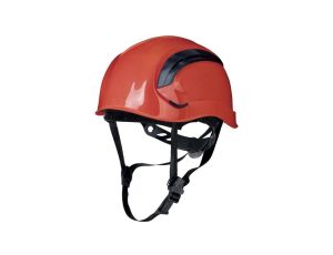 Hełm ochronny z ABS w stylu górskim wentylowany z regulacją od 53cm do 63cm pomarańczowy fluo rozmiar REGULOWANY TETE GRAWIORFL