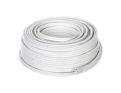 Przewód głośnikowy CU 2x2,5 OFC biały 15116 /25m/
