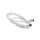 Przewód antenowy IEC 1,5m biały 11510