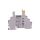 Gniazdo 6,2 mm z zaciskami push-in RIF-0-BPT/21 do 12 i 24 V DC przekaźnika z serii REL-MR 1P lub OPT 2900958