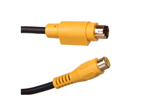 Przewód adapter miniDIN 4pin (S-Video) - RCA 0,2m 60845
