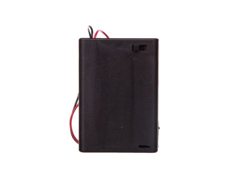 Koszyk na baterie 3x AA z przewodem i wyłącznikiem 12445