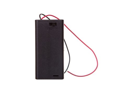 Koszyk na baterie 2x AA z przewodem i wyłącznikiem 12443