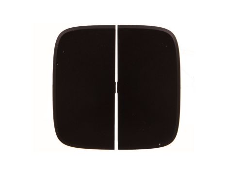 VALENA ALLURE Klawisz łącznika: schodowego podwójnego lub świecznikowego czarny 755028