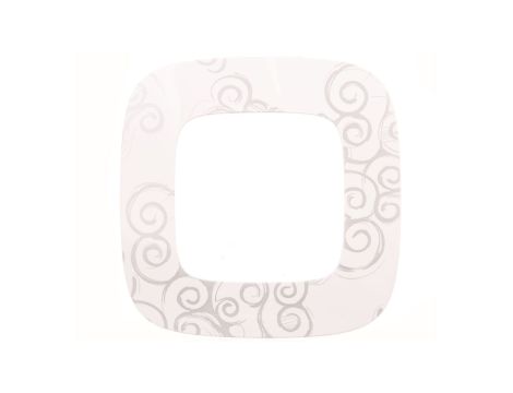 VALENA ALLURE Ramka pojedyncza arabeska chrom 754341