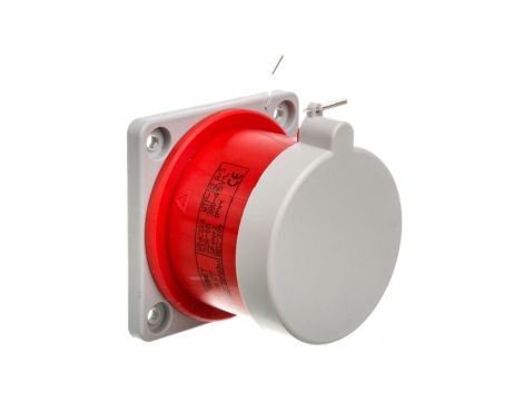 Wtyczka tablicowa prosta 32A 3P+N+Z 400V czerwona IP44 WTP 32 5 bez uszczelki 922035