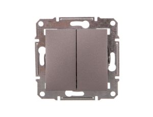 ASFORA Łącznik świecznikowy (z. śrub) bez ramki stal EPH0300362