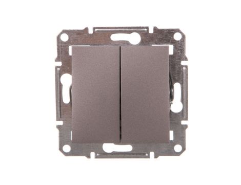 ASFORA Łącznik świecznikowy (z. śrub) bez ramki stal EPH0300362