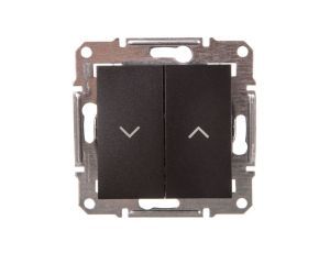 ASFORA Przycisk żaluzjowy (z. śrub.) bez ramki antracyt EPH1300371