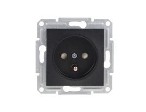 Gniazdo 2P+PE z przesł. bez ramki, antra EPH2800271