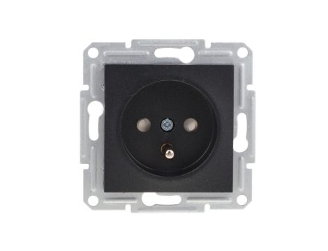 Gniazdo 2P+PE z przesł. bez ramki, antra EPH2800271