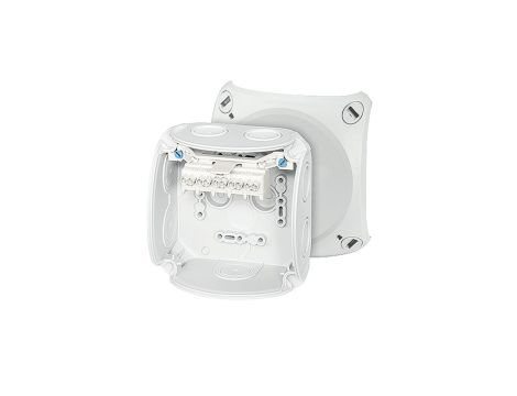 Puszka odgałęźna 104x104x70 5x2,5mm2 CU IP66 szara DK 0402 GZ 62000149