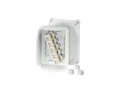 Puszka odgałęźna 210x155x92 5x16mm2 CU IP66 szara DK 1616 GZ 62000160