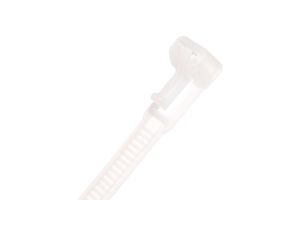 Opaska kablowa otwierana wielokrotnie 350x7,5mm biała BMWB5254E /100szt./