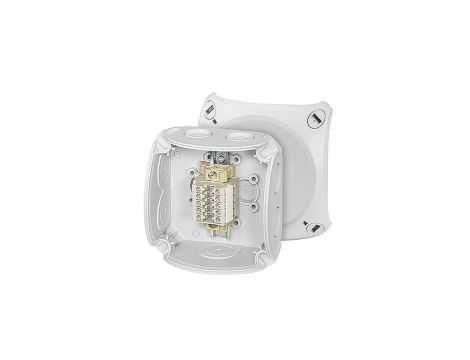 Puszka odgałęźna 93x93x62 5x2,5mm2 CU/AL IP66 szara RK 0205 T 62000172