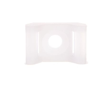 Uchwyt siodełkowy do opasek kablowych biały 9mm 14,6x22,5mm F=11mm BMSB5496E /100szt./