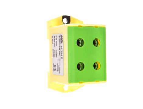 Złączka szynowa 2-torowa 16-95mm2 żółto-zielona EURO multiOTL 95 2xAl/Cu 607095 E