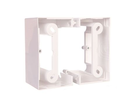 Simon Basic Neos Puszka natynkowa pojedyncza składana 40 mm. (1 szt. PSCS/.. = 2 elementy) biała PSCS/11