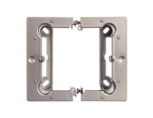 Simon Basic Neos Puszka natynkowa pojedyncza składana 40 mm (1 szt. = 2 elementy) srebrny mat PSCS/43