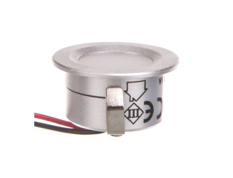 Oprawa punktowa LED 1W IMBER LED NW 12DC 40lm 4000K barwa neutralna okrągła Ø3 IP65 biały 23520
