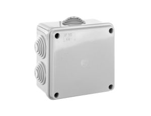 Puszka natynkowa z pokrywą i śrubami seria 400 IP55 100x100x50 EC400C4