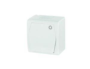 Hermes2 Przycisk hermetyczny /światło/ 10A IP44 biały 1004-00