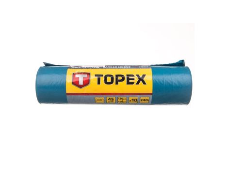 Worki na odpady 240 L niebieskie bardzo mocne wymiary 120x150cm grubość 45 mic folia LDPE 23B259 /10szt./