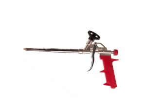 Pistolet do pianki montażowej adapter pokryty teflonem korpus aluminiowy uchwyt z plastiku 21B509