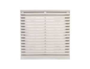 Kratka plastikowa z filtrem dla wentylatorów 172x150mm RAL7035 ZL-804 RAL7035
