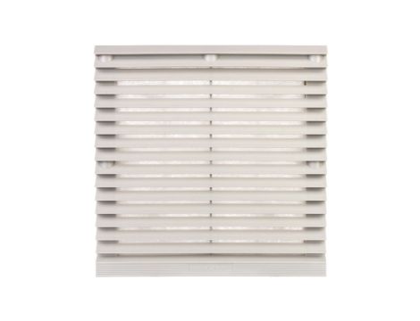 Kratka plastikowa z filtrem dla wentylatorów 172x150mm RAL7035 ZL-804 RAL7035