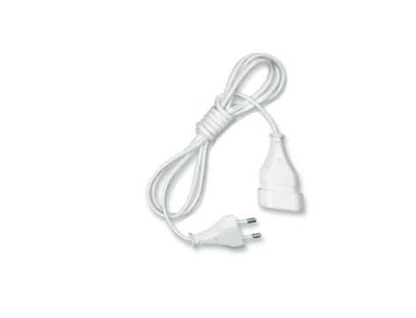 Przedłużacz 1-gniazdo b/u Euro 2,5A 3m /OMYp 2x0,75/ biały PS-11