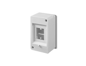 Rozdzielnica modułowa 1x3 natynkowa IP30 MINI S-3 z pokrywą dymną 2303-01