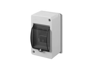 Rozdzielnica modułowa 1x3 natynkowa IP30 MINI S-3 z pokrywą dymną zacisk N 2303-11