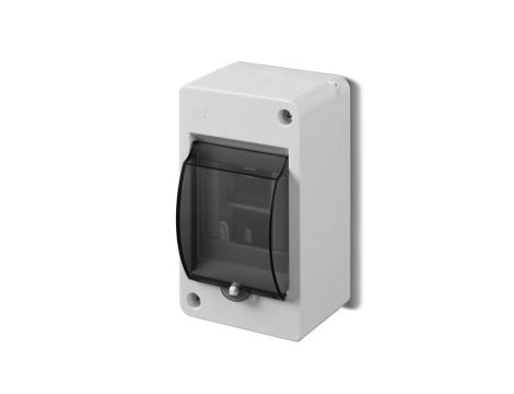 Rozdzielnica modułowa 1x3 natynkowa IP30 MINI S-3 z pokrywą dymną zacisk N 2303-11