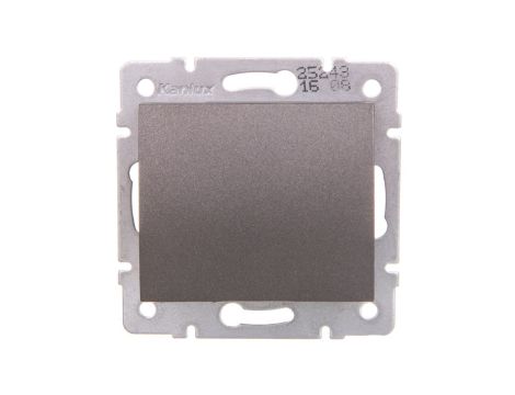 LOGI Łącznik jednobiegunowy śrubowy 10AX 250V grafit 021000141 25243