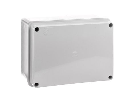 Puszka natynkowa gładka z pokrywą seria 410 IP56 150x110x70 szara EC410C5