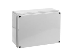 Puszka natynkowa gładka z pokrywą seria 410 IP56 190x110x70 szara EC410C6