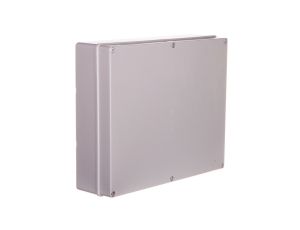 Puszka natynkowa gładka z pokrywą seria 410 IP56 460x380x120 szara EC410C10