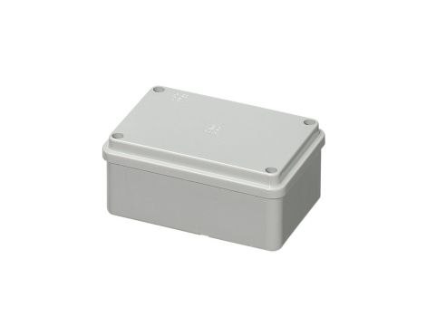 Puszka natynkowa samogasnąca gładka z pokrywą 960 stopni C seria 410A IP56 120x80x50 szara EC410C4RA