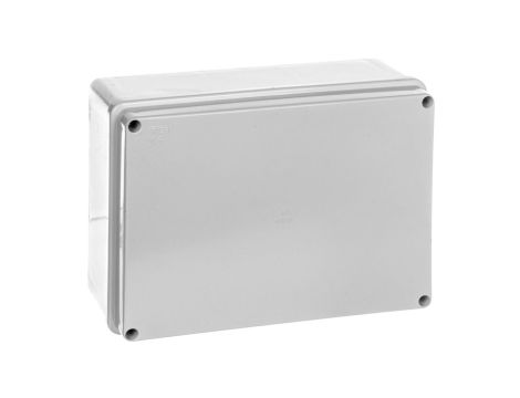 Puszka natynkowa samogasnąca gładka z pokrywą 960 stopni C seria 410A IP56 190x140x70 szara EC410C6A