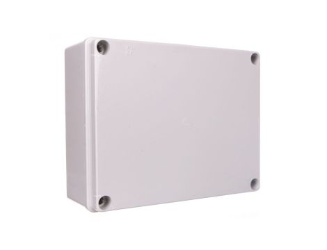 Puszka natynkowa samogasnąca gładka z pokrywą 960 stopni C seria 410A IP56 240x190x90 szara EC410C7A /opak. 16/