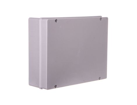 Puszka natynkowa samogasnąca gładka z pokrywą 960 stopni C seria 410A IP56 380x300x120 szara EC410C9A