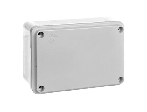 Puszka gładka z pokrywą 120 C Poliwęglan seria 480120x80x50szara EC480C4R /opak. 100/