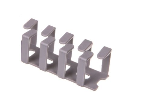 Korytko grzebieniowe elestyczne mocowane śrubami 20x20x500 szare /0.5m/ EC23403