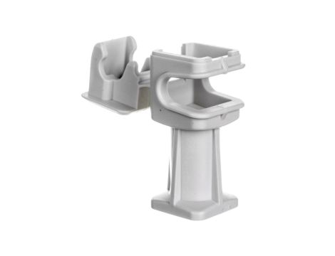 Wspornik DEHNsnap wys. 36 mm M8 tworzywo szary 204004